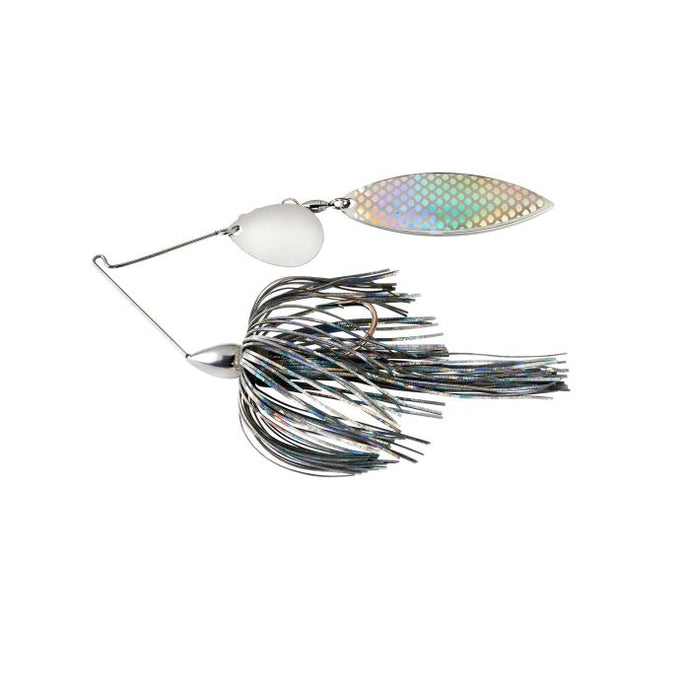 War Eagle Nickel Frame Tandem Willow Spinnerbait-Aurora-1/2 oz