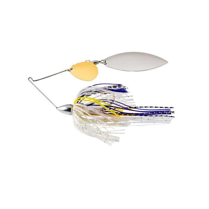 War Eagle Nickel Frame Tandem Willow Spinnerbait-Sexxy Purple Shad-1/2 oz