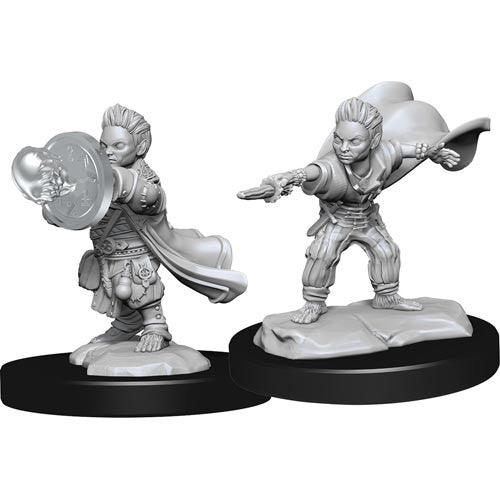 Pathfinder Battles Deep Cuts Unpainted Minis: W14 Male Halfling Wizard